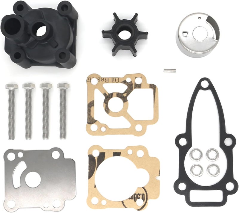 QUICKMARINER QuickMarine 803750A03 Water Pump Impeller Repair Kit for Mecury Marine 6-9.9 HP Outboard Motors replaces 853792A5 803748Q01 Boat Engine - Image 5